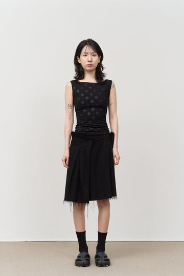 (W) Worker Pleats Skirt